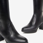 NeroGiardini Stivale Nero in Pelle